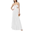 thumbnail image 3 of SAYOO Vestido largo para mujer, correa de espagueti, sin mangas, sin espalda, con cuello en V y plisado SAYOO Moda, 3 of 10