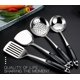 thumbnail image 1 of Juego de utensilios de cocina de 8 piezas, colador de espátula de utensilios de cocina de acero inoxidable, 11 Feliz Sencillez, 1 of 4
