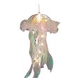thumbnail image 1 of Lampe méduse portable et lumineuse en forme de méduse, veilleuse créative à suspendre pour décoration d'intérieur, rose, 1 of 4