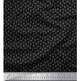 thumbnail image 1 of Soimoi Moss Georgette Fabric Guitar Musical Instrument Decor Fabric Printed Yard 42 Inch Wide, 1 of 3