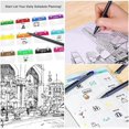 thumbnail image 2 of 24 Fineliner Color Black Pens Tip Fine for Journal Drawing Coloring, 2 of 5