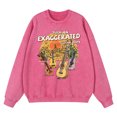 thumbnail image 4 of Sudadera con capucha para hombre, estilo hip hop, estilo vintage, desgastada, desgastada, con una guitarra exagerada, 2024, 4 of 4