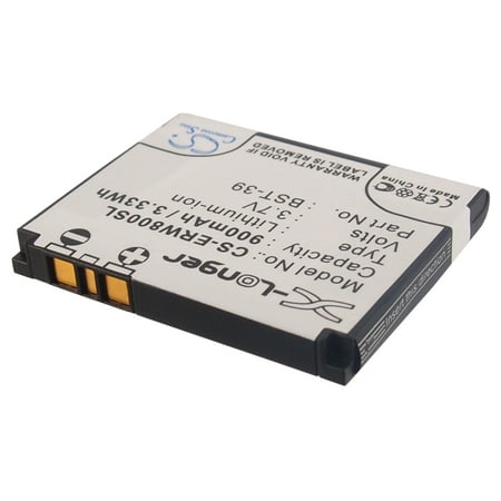 W580i Clip (Cameron Sino 900mAh/3.33Wh Battery Compatible With Sony Ericsson W910i, W580i, W700i, W700c, V630i, W600c, W600i, W550i, W550c, W800c, and)