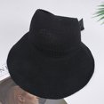 thumbnail image 2 of Duoif Sun Hats for Women Ladies Cycling Hat Floppy Beach Cap Women Hat Baseball Caps Beach Hats for Women Black, 2 of 2