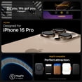 thumbnail image 2 of Funda de teléfono Spigen Enzo Aramid para iPhone 16 Pro - negro plateado, 2 of 8