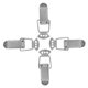 thumbnail image 5 of unbranded 4Ud Cerradura De Gabinete De Metal Plata Para Caja Herramientas Y Seguridad, 5 of 8