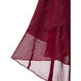 thumbnail image 4 of Vestido Talla Extra Asimétrico en Forma a Rosegal  Vestidos casuales de talla grande, 4 of 5