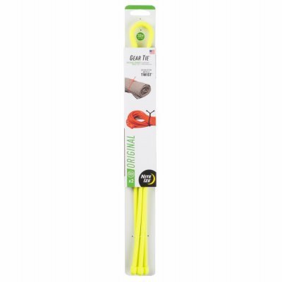 Gear Tie Reusable Rubber Twist Tie, Neon Yellow, 32-In., 2-Pk. - GT32-33-2R3