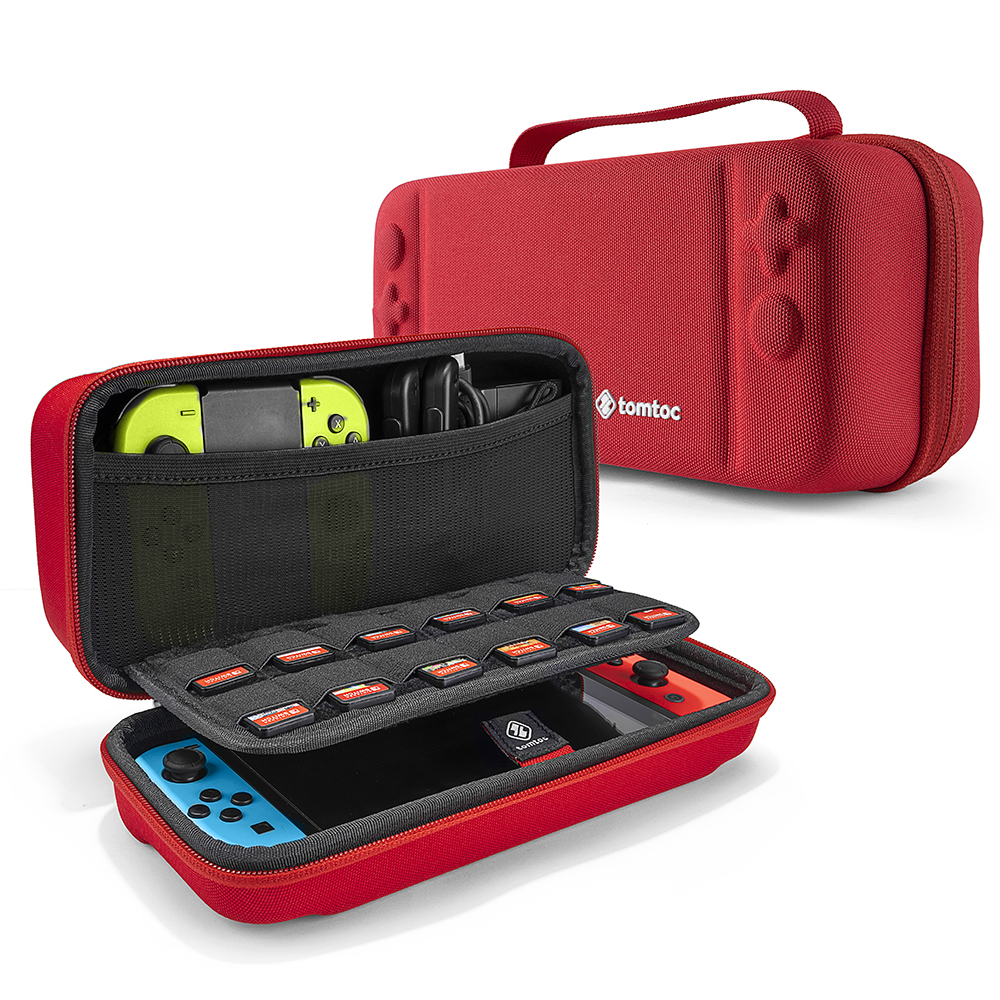 tomtoc Hardshell Carrying Case for Nintendo Switch, Spillresistent