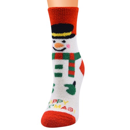 

Vokewalm Christmas Women Santa Winter Warm Cartoon Socks