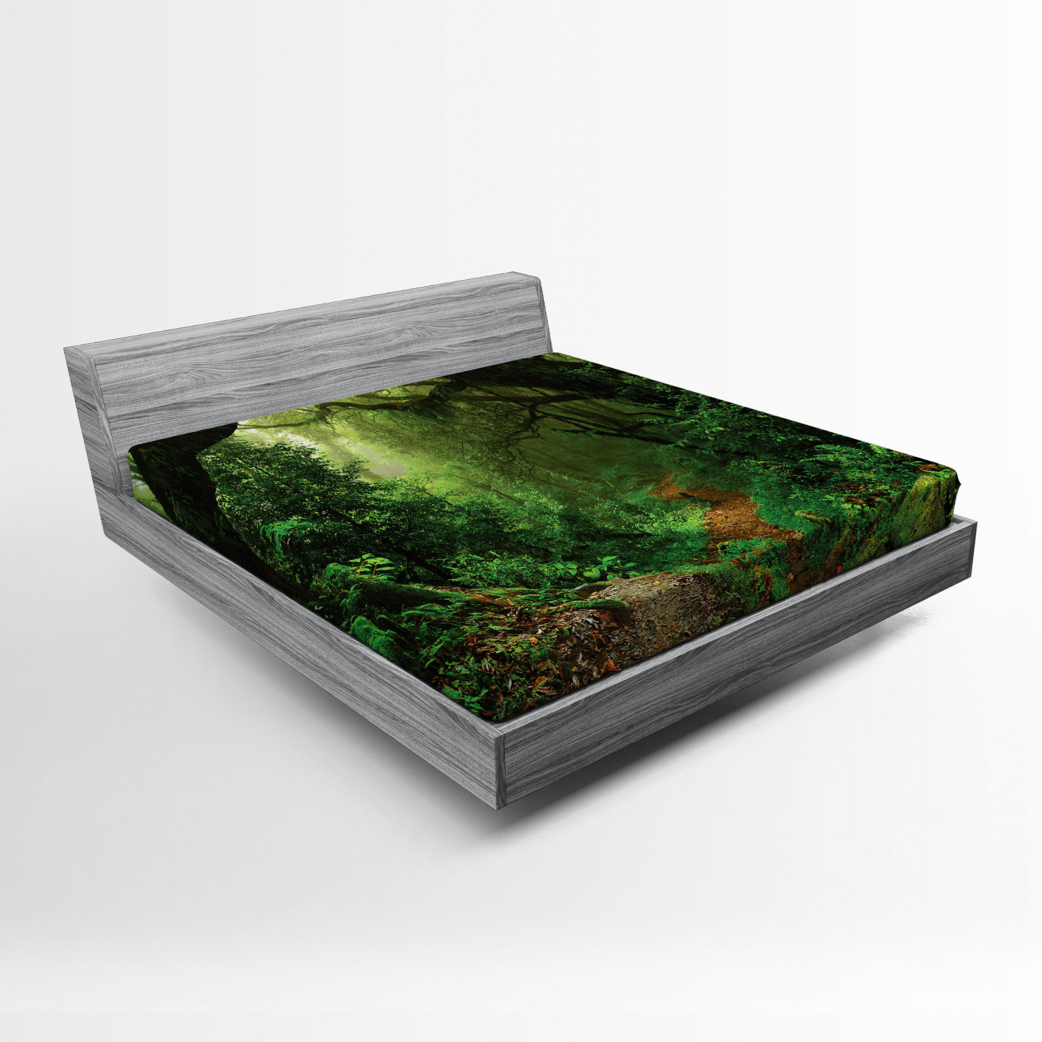 Rainforest Fitted Sheet Forest in Nepal Touristic Trekking Branches