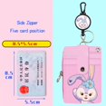 thumbnail image 1 of Tarjetero de Disney de cuero PU, monedero de Mickey Pooh, Stitch, funda para tarjeta de identificación bancaria, llavero para tarjeta de Campus para estudiantes, bolsa para monedas, regalos8CHINA Fivean unisex, 1 of 2