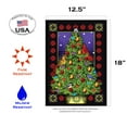 thumbnail image 2 of Toland Home Garden Cardinal Decorations Tree Christmas Flag Double Sided 12x18 Inch, 2 of 5