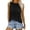 Black, variant on DQRPSEETB Tank Top for Women Cotton Women's Summer Tank Top Casual Pleated Crewneck Sleeveless Loose Shirts Going Out Tops