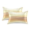 thumbnail image 2 of Sunset Landscape Satin Pillowcase 20''x26'' Double-Sided Print Soft Wrinkle Resistant, 2 of 9