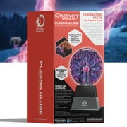 Discovery #Mindblown Color Changing Glass Plasma Globe Lamp,1.7 lb, 6.25 in x 12.25 in