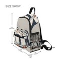 thumbnail image 3 of FORMRS School Backpack with Front Zippered Pocket 12" Student Travel Daypack, Cute Puffin, 3 of 6