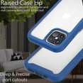 thumbnail image 5 of CoverON Apple iPhone 12 Pro Max Case (6.7"), Military Grade Full Body Rugged Slim Fit Clear Phone Cover, Navy Blue, 5 of 9