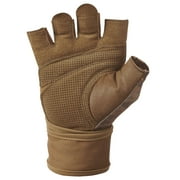 Harbinger Pro Wrist Wrap Weightlifting Gloves 2.0, Unisex Tan Camo Large