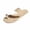 Khaki, variant on Women Toe Ring Slide Sandals Soft Lightweight All Season Walking Sandals for Daily Casual Indoor Outdoor