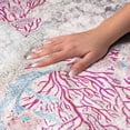 thumbnail image 3 of Addison Rugs Dream Shag Premium Machine Washable Transitional Coral Raspberry Rectangle Rug, 8' x 10', 3 of 8