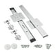 thumbnail image 3 of Rieles deslizantes para puertas de gabinetes abatibles ocultos, kit de herrajes para puertas de fácil instalación para gabinetes de cocina, , 550 mm, 3 of 8