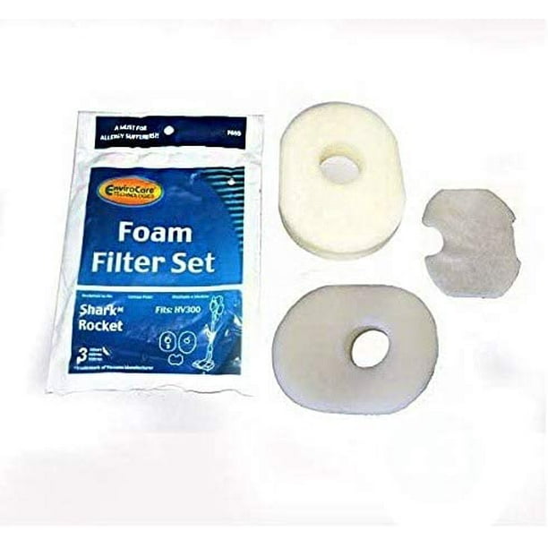 Vacuum Foam Filter Set For Shark Fits HV300, HV301, HV302 HV305, HV310