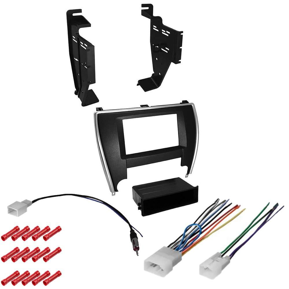 Antenna for Single or Double Din Radio Receiver Harness 4 Item 2016 Toyota Camry CACHÉ KIT590 Bundle with Car Stereo Installation Kit for 2015 in Dash Mounting Kit Antenna for Single or Double Din Radio Receiver Harness 4 Item 2016 Toyota Camry CACHÉ KIT590 Bundle with Car Stereo Installation Kit for 2015 in Dash Mounting Kit