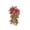Red, variant on AOMXGD 12-prong Artificial Hanging Flowers For Outdoors Fake Hanging Plants Decor Resistants No Fade Faux Silk Daisys Flower For Front Door Porch Patio Yard Garden