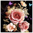 thumbnail image 2 of 5D DIY rosa rosa bordado diamante pintura punto de cruz Kit decoración del hogar Tmvgtek decoración de arte en el hogar, 2 of 8