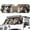 Alpaca, variant on Chririnla Red Heart Windshield Sun Shade for 2007-2023 Wrangler Rubicon Sahara TJ JK JKU 2 & 4 Door, Foldable Windshield Sunshade Sun Visor Blocks UV Rays, Front Window Shield