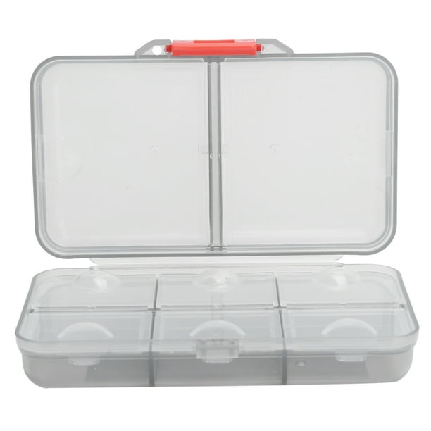 Estuche para pastillas medicinales, organizador portátil para pastillas, compartimentos para pastillas medicinales, dispensador de pastillas, diseño exquisito
