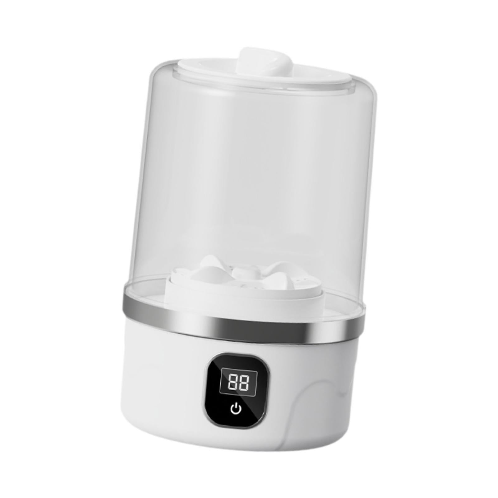 CarpNettore Mini Washing Machine Underwear Bras Socks Washer Rechargeable Laundry Appliances White