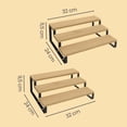 thumbnail image 4 of Juego de 2 Expositores de 3 Niveles para Perfumes y Especias, Beige y Negro, 4 of 8