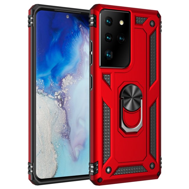 Funda de teléfono para Samsung S21 Ultra de Uso Rudo Shockproof + Cristal 9D