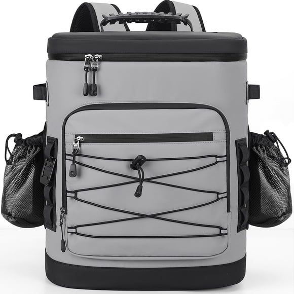 Mochila Nevera YOUNGOA 30L Aislante Impermeable Gris