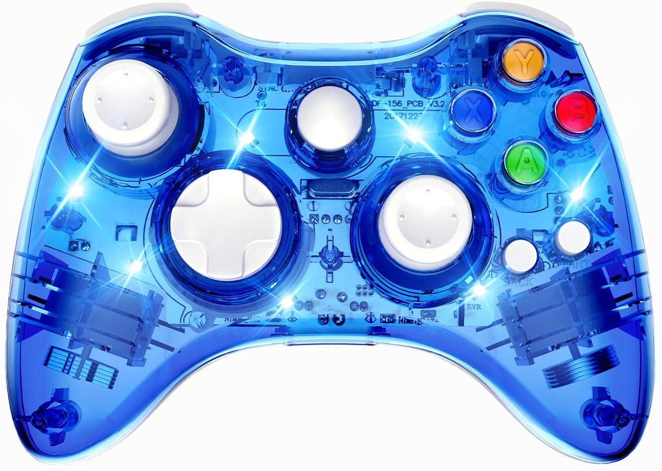 Sanyoo Wireless Controller Gamepad,with seven blinking LEDs