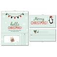 thumbnail image 5 of ZipGifts Holiday Card | Zip-Open Money Holder w/Clear Plastic Window for Cash, Check, & Gift Card (Holiday | Penguin - Hello Christmas | 5-Pack), 5 of 5