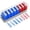 8PS, variant on 8 Pcs Office Stamps for Business, Paid Void Confidential Approved Original Copy Scanned Entered Self Inking Red & Blue Rubber Stamps with Storage Tray, Account Finance Staff Supplies