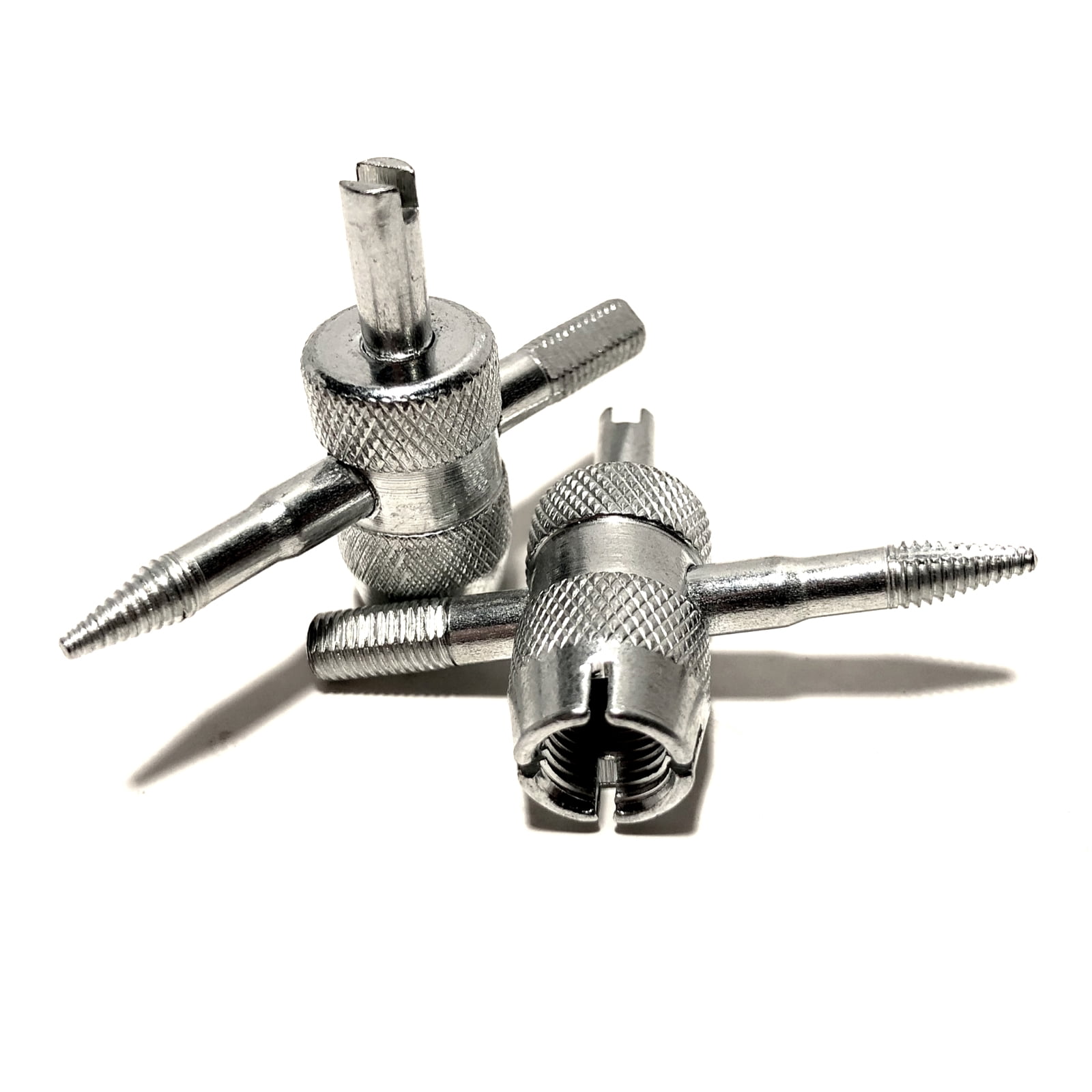 Two 4 Way Tire Valve Stem Core Remover Installer Shop Tools by TYK