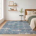 thumbnail image 6 of Addison Rugs Chantille Indoor/Outdoor Transitional Geometric Navy Machine Washable Rectangle Rug, 3' x 5', 6 of 8
