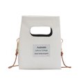 thumbnail image 1 of Bolso bandolera de cuero para mujer, bolsos de mano, bolsas de regalo pequeñas (blanco) Tmvgtek Oficina Multiescena Multifunción, 1 of 9