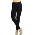 thumbnail image 4 of ToBeInStyle Womens Easy Pull-On Denim Skinny Fit Comfort Stretch Leggings Jeggings, 4 of 5
