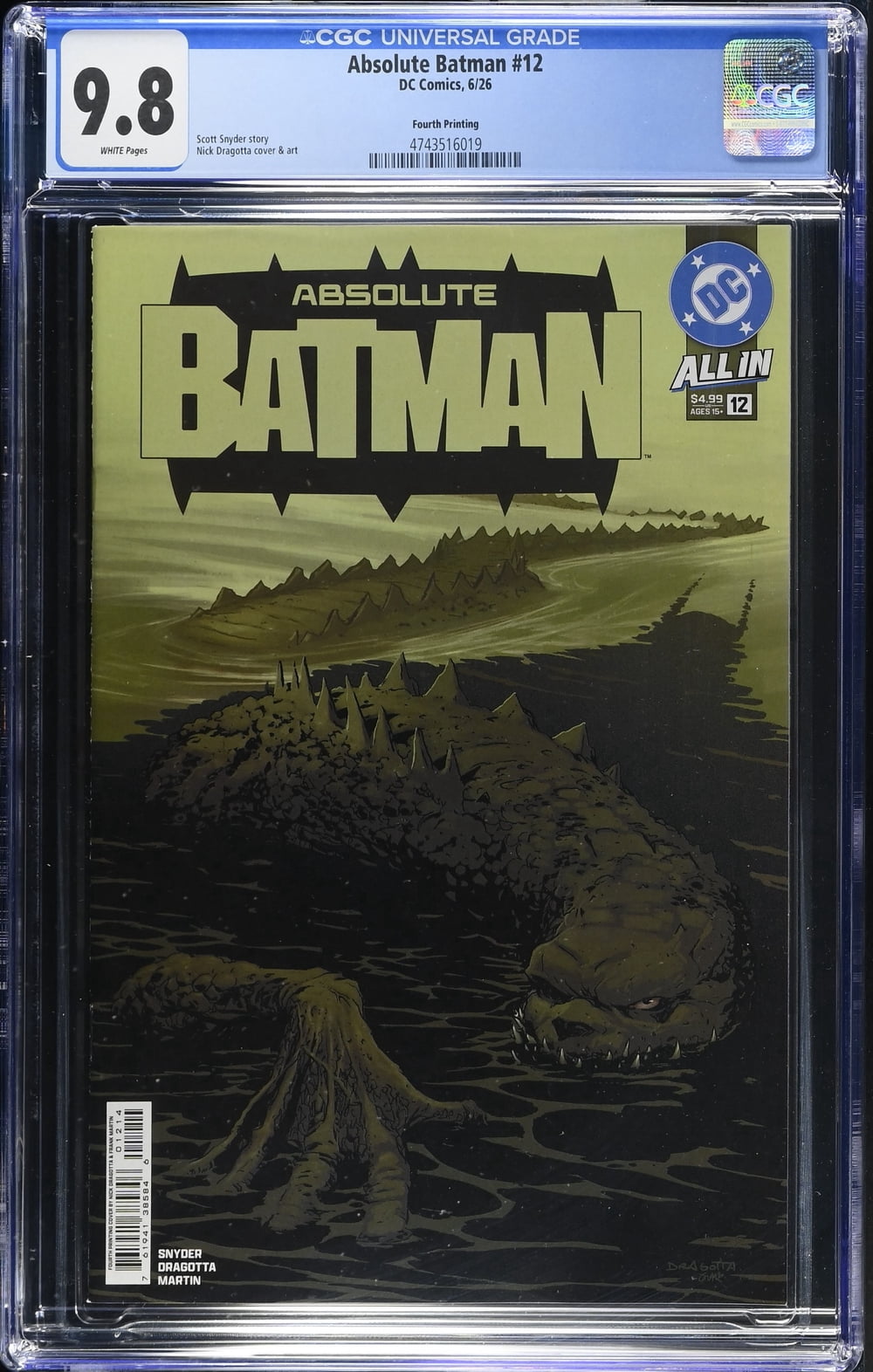 Cover of Absolute Batman #12