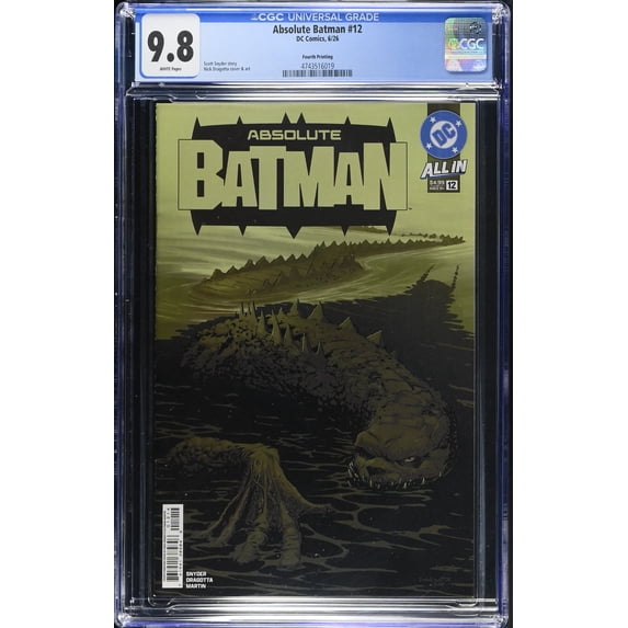 Absolute Batman #12 - CGC 9.8 Comic Book