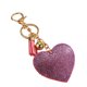 thumbnail image 1 of Minnieouse Llaveros exquisitos del corazón del amor del metal Llavero colgante en forma de corazón duradero y de moda Ropa, zapatos y accesorios Miscelánea rosa, 1 of 6