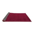 thumbnail image 2 of Ahgly Company Indoor Round Abstract Purple Contemporary Area Rugs, 4' Round, 2 of 4