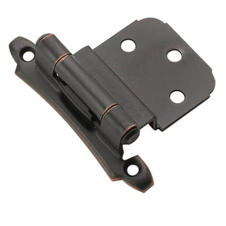 Inset Cabinet Doors - A07928 ORB Amerock Decorative 0.38 in. Inset Self Closing Cabinet Door Hinge, Oil Rubbed Bronze