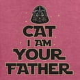 thumbnail image 2 of Cat I Am Your Father Cat Lover Men's Graphic T-Shirt, Vintage Heather Red, XX-Large, 2 of 5