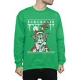thumbnail image 3 of Tom And Jerry Mens Christmas Fair Isle Sweatshirt, 3 of 5